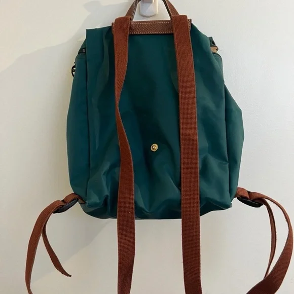 Longchamp Small Waterproof Backpack - Green - Picture 2 of 3